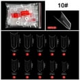 thumbnail image 1 of 500PCS French Point Ballet Nail Clear Gelly Tips Soft Gel Full Cover Nail Tips, 1 of 2