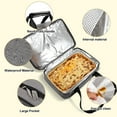 thumbnail image 3 of Numjaw Casserole Carrier for Hot or Cold Food, Expandable Insulated Double Casserole Carrier, Fits additional 9"x13" Baking Dishes, Padded Lasagna Holder for Trip, Party, Picnic, 3 of 9