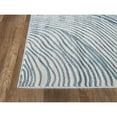 thumbnail image 2 of Abani Vista Abstract Blue and Off White Indoor Rug 5'3" x 7'6" 5' x 8', 2 of 5