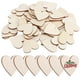 thumbnail image 1 of FELTECHELECTR 50 piezas de corazones de madera para manualidades. Rodajas de madera en forma de corazón. Adornos de corazón de madera. Formas de madera para manualidades., 1 of 5