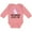 Mauve, variant on Inktastic My Nanny Loves Me Unicorn Girls Long Sleeve Baby Bodysuit