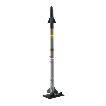NATEFEMIN Collectible Missile Model AIM-9X Sidewinder 1:8 Scale 15in Air-To-Air Replica PLA Plastic with Display Stand