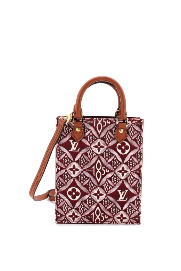 Pre-Owned Petit Sac Plat Bag Limited Edition Since 1854 Monogram Jacquard By Rebag