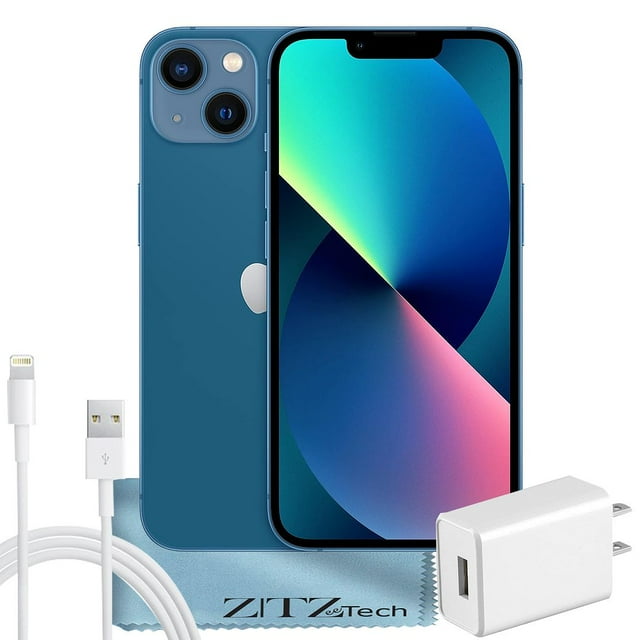 Apple iPhone 13 , 128 Go, Bleu - Déverrouillé - Remis à Neuf Certifié