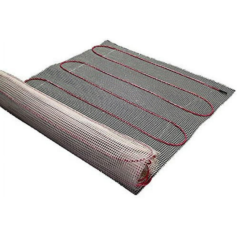 Floor Heating Mat 20 Sq. ft Electric Radiant In-Floor Heated Warm System  with Digital Floor Sensing Thermostat