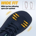 thumbnail image 3 of HOBIBEAR Unisex Wide Toe Box Walking Shoes - Extra Room Design for All-Day Comfort & Support | Breathable Arch | Non-Slip Lightweight Sneakers, 3 of 7