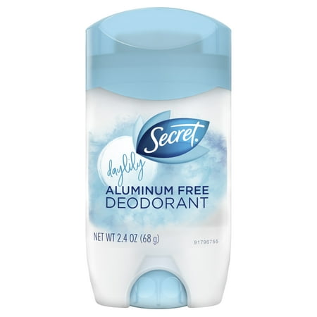 Secret Aluminum Free Deodorant Daylily 2.4 oz (Best Deodorant No Aluminum)