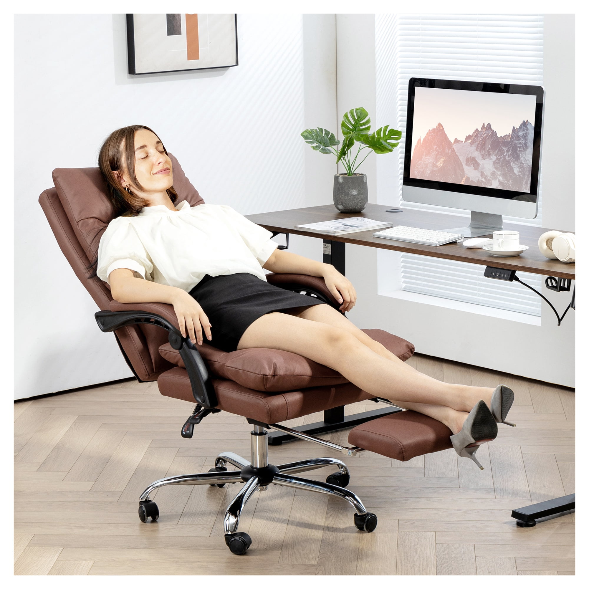 microfibre massage office chair heated product