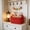 Rouge418, variante sur Panier de Rangement en Velours avec Broderie Grand Panier à Linge en Tissu avec Poignées pour Vêtements Jouets et Organisation de la Maison
