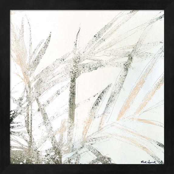 Palms 2 by Rick Novak, Framed Wall Art, 13.25W x 13.25H