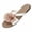 White, variant on SBYOJLPB Women's Fashionable Casual Flip-Flops Indoor and Outdoor Round-Headed Low-Heeled Comfortable Flower Beach Sandals