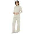 thumbnail image 2 of LVMA9612 - Women's Chic Comfort for Moms-to-Be 2 Piece Maternity Sweatsuit, 2 of 6