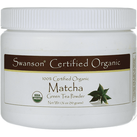 Swanson 100% Certified Organic Matcha Green Tea 1.76 oz (Best Green Tea Products)