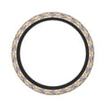 thumbnail image 2 of Lsque Snake Ultra Soft Car Steering Wheel Cover for Women, Standard 15 inch Size for Truck Van SUV Auto, 2 of 8