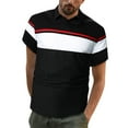 thumbnail image 2 of adviicd Black Hawaiian Shirts Fashion Black Poly Cotton Security Polo Shirts, 2 of 5