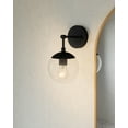 thumbnail image 3 of Design House Gracelyn Modern Indoor Dimmable Globe Wall Light, Matte Black, 3 of 25