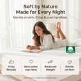 thumbnail image 6 of California Design Den 100% Organic Cotton Percale Queen Fitted Sheet Only, Soft, Crisp, Deep Pocket, Snug-Fit with Special Elastic, Side Indicators - Bright White, 6 of 8