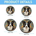 thumbnail image 6 of Border Collie: Stained Glass-Style Christmas Ornament - Made With Real Glass, Stained Glass Ornament 2025, Holiday Decoration, Seasonal Keepsake Gift, Unique Collectible, Window, 6 of 6
