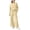 01-Beige, variant on Yutgune Women's 2 Piece Sweatsuit Crew Neck Long Sleeve Sweatshirt Drawstring Wide Leg Pants Loungewear Set
