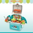 thumbnail image 4 of Version A Children Role Play Kitchen Toy With Play Food And Makeup Tools For Preschool Learning In Durable Plastic Material A, 4 of 8