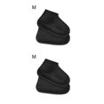 thumbnail image 2 of Cubierta de zapatos Billuyoard Protector de zapatos impermeable de silicona antideslizantes resistentes al desgaste Negro METRO 2Conjunto, 2 of 6