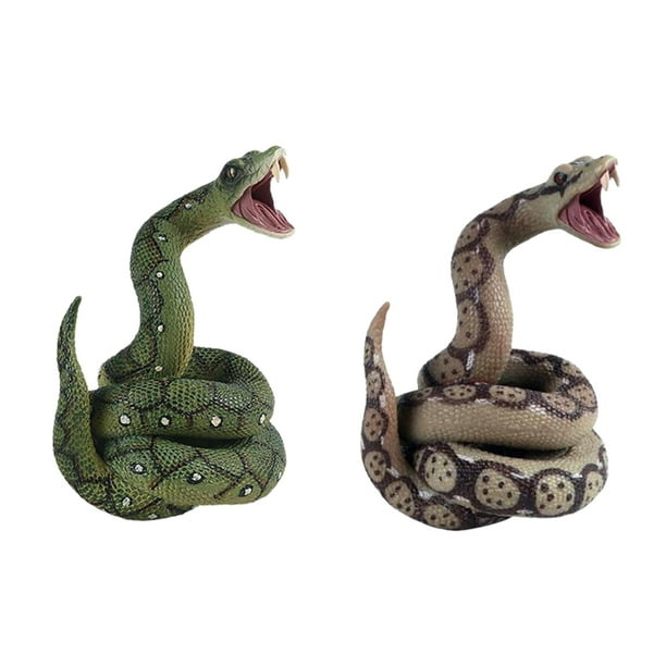 Snake Toys Python Model Toys Snake Props Scary Snake Toy Educational Toys 