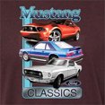 thumbnail image 6 of Wild Bobby Mustang Ford Classics Cars and Trucks Men Premium Tri Blend Tee, Cardinal, XX-Large, 6 of 6