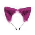 thumbnail image 2 of Up to 65% Off Color Hand Made Cos Simulation Animal Ear Cat Ear Clip Cute Plush Ear Necklace Rings Earring Jewelry on Clearance, 2 of 2