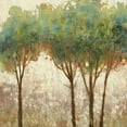 thumbnail image 2 of Kroeker, Wendy 15x15 White Modern Wood Framed Museum Art Print Titled - Trees in Spring, 2 of 4