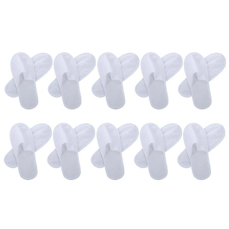 

10 Pairs Disposable Hotel Slippers Useful Living Room Shoes Homestay Slippers