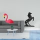 thumbnail image 2 of Adorno de jardín de hadas con flamenco y escultura de caballo para paisaje primaveral festivo, dormitorio, patio, accesorios artísticos., 2 of 8