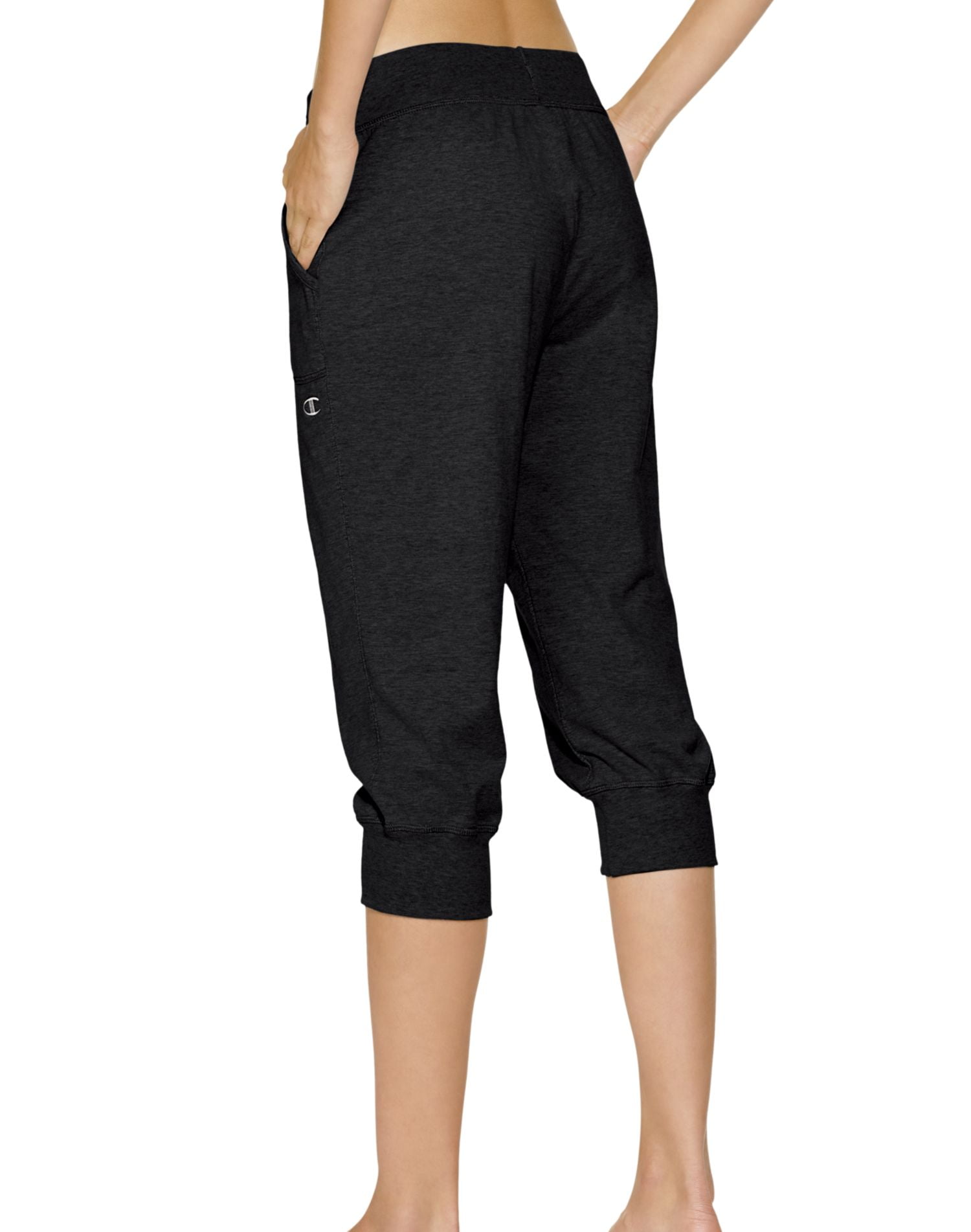 Women s Authentic Jersey Banded Knee Pants Walmart