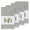 Grey, variant on Authentic Hotel and Spa Turkish Cotton Cactus Embroidered White Hand Towel