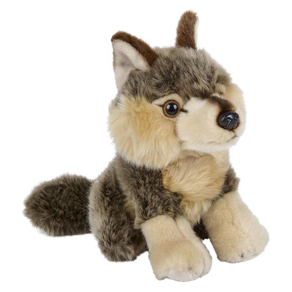 Wildlife Tree 7" Stuffed Wolf Plush Posed Animal Kingdom Collection
