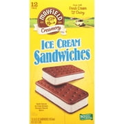 Mayfield Vanilla Ice Cream Sandwiches - 3.5 Fl Oz (Pack of 12)