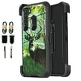 thumbnail image 1 of Value Pack ! for Samsung Galaxy A21 Phone Case 360° Cover Built In Screen Protector Clip Kickstand Holster Hybrid Shock Bumper (Deer), 1 of 4