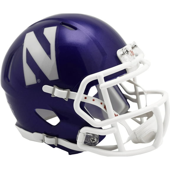 Northwestern Wildcats 2023 Riddell NCAA Speed Mini Helmet