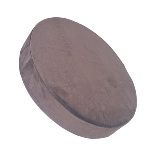 Bearachild Futón circular - Cojín engrosado para sentarse durante mucho tiempo Tela transpirable Cojín para arrodillarse de adoración de Buda Conjuntos de muebles de dormitorio Café (terciopelo)