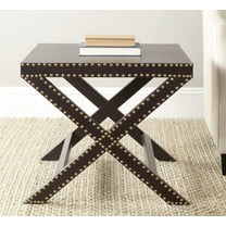 SAFAVIEH Jeanine Contemporary X End Accent Table, Charcoal