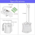 thumbnail image 5 of 16 Colors Night Light - Toilet Night Light, Automatic Motion Sensor Light for Bathroom Washroom, Glow Bowl Night Light Fit for Any Toilet (Multi-Colored, Small), 5 of 5