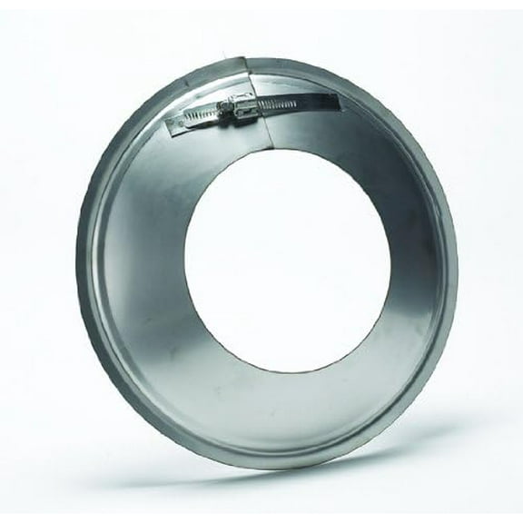 Stainless Steel Storm Collar - Chimney Pipe Cover - Size 3in - Weatherproof Flue Shield