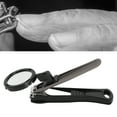 thumbnail image 4 of Nail Cutter, Ideal Gift Rust Proof Toenail Clipper Wear Resistant Moderate Handle Labor Saving Safe  For Seniors For Magnifying Glass Black, 4 of 8
