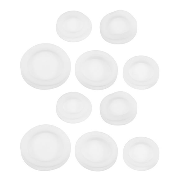 Hytrove Rubber Piggy Bank Stopper 10Pcs 1.4Inch Home Organization Round