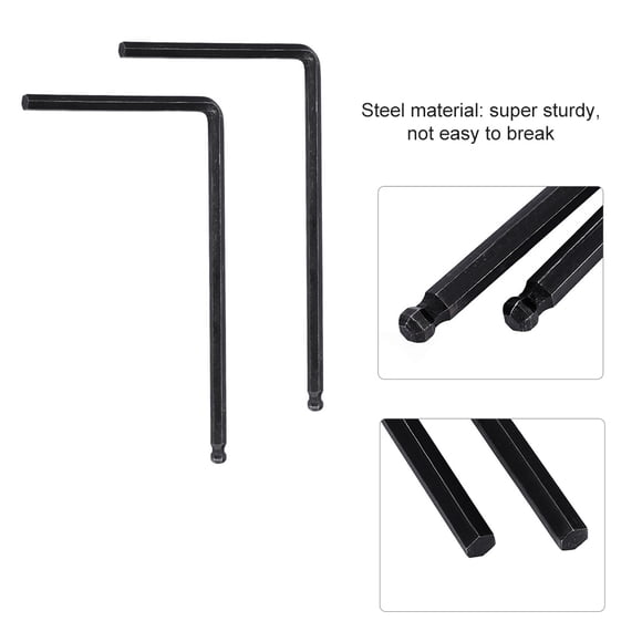 Clé de Guitare, RiToEasysports 2 PCS Truss Tige Clé Outil 4mm / 5mm Boule pour Guitare Acoustique