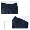 thumbnail image 4 of Qarigey Pantalones cortos para correr de verano para mujer, pantalones cortos secos 2 en 1, pantalones cortos deportivos sueltos para gimnasio, Prendas para la parte inferior del cuerpo Azul marino L, 4 of 6