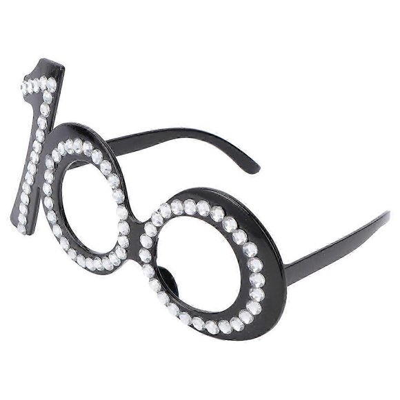 1PC Party Number Glasses Prop Birthday Party Glasses Photo Prop Party Supplies