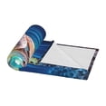 thumbnail image 3 of PHELIKA Sea Turtle Swiming In Underwater 01 All Season Soft Throw Blanket Lightweight Flannel Fleece Blankets 50" x 60", 3 of 8