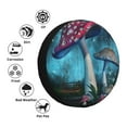 thumbnail image 4 of Yiaed Fantasy Mushrooms Print Tire Wheel Cover, Waterproof Spare Tire Cover Fit for Jeep, Truck,Trailer, RV, SUV, Camper and Most Vehicle-16 inch, 4 of 6