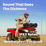 BOSS Audio Systems ATV6.5B ATV Speaker System, 6.5 Inch Bluetooth Marine Speakers with Built-In 450W Amplifier, IPX5 Weatherproof