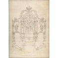 thumbnail image 3 of Johann Baptist Modler 18x24 Black Modern Framed Museum Art Print Titled - Design for an Alter with Saint Michael and the Dragon (1715-74), 3 of 5